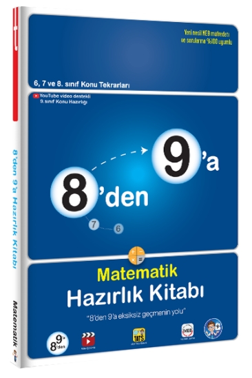 Tonguç Yayınları 8'den 9'a Matematik Hazırlık Kitabı